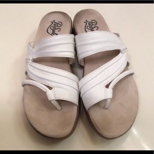 Clearance Sale, White Sandals!